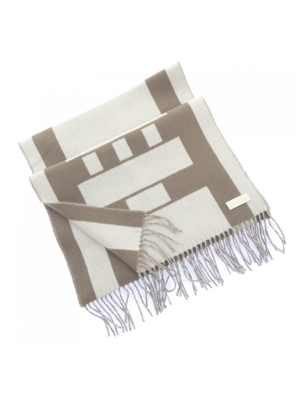 Hermes Competition Scarf White